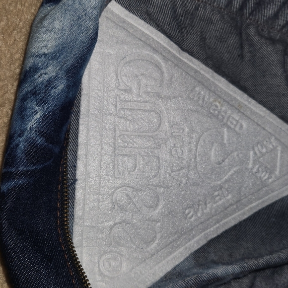 VINTAGE GUESS JEAN MANUFACTURER TIE DYE REVERSE WEAVE DUFFLE BAG 17" WIDE - Picture 16 of 16